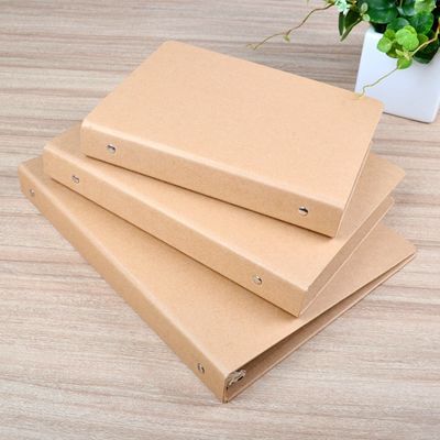 качество  UV Coating A6 A5 Kraft Paper File Folder With Ring Binded фабрика