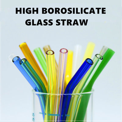 качество  Heat Resistant Drinking Borosilicate Glass Straw Eco Friendly фабрика