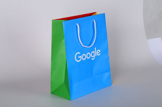 Новый дизайн 2022 Custom Printed Paper Gift Bags с хлопковой веревкой