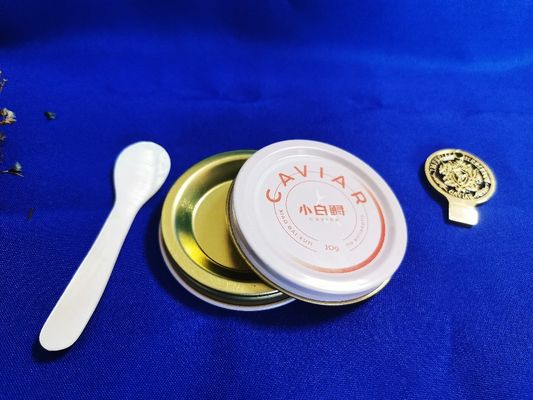 0.28мм Пищевая порошка Кавиарная упаковка Вакуумная Консервная банка 10г с печатью