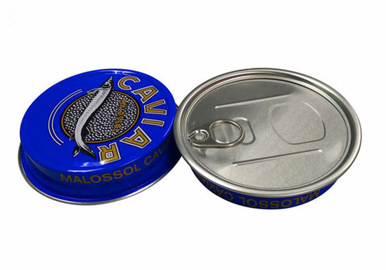 3.5oz 7oz Ring Pull Кавиарный контейнер, алюминиевая кавиарная коробка
