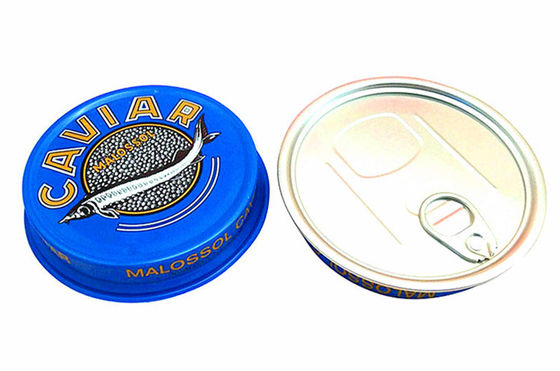 3.5oz 7oz Ring Pull Кавиарный контейнер, алюминиевая кавиарная коробка