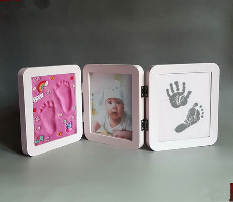 Персонализированные деревянные фоторамки, Luxury Triple Picture Frame Логотип напечатан